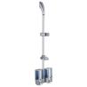 Buy cheap stainless wall mount shower sliding bar set rainshower pipe chromed soap dish from wholesalers