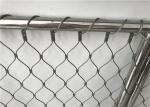 Ferruled Stainless Steel Wire Rope Mesh Peacock Fencing