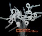 PLA Plant Based, Individual Wrap, Cocktail Drinking Straw, Eco Friendly, Corn