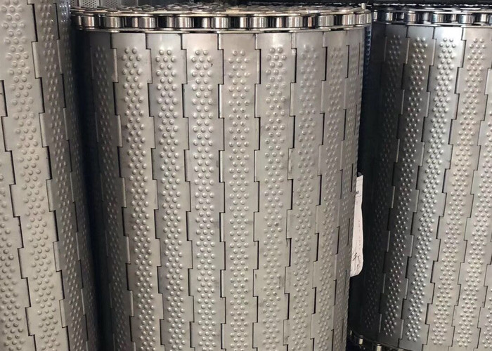 Medicine Plate Link Belt , 304 Stainless Steel Wire Mesh Anti Dust Smooth Surface