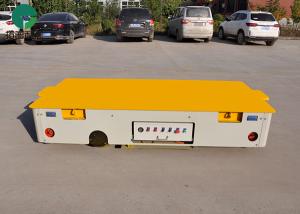 Wholesale Trackless rechargeable electric steerable flatbed transfer cart from china suppliers