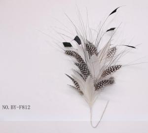 Wholesale 10x30cm Goose Feather Mounts Party Decor Guinea Fowl Peacock Feather Flowers from china suppliers