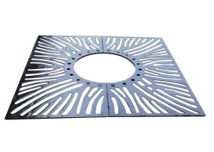 Wholesale OEM Cast Iron Tree Grates 1200mm X 1200mm EN124 B125 Garden Decoration from china suppliers