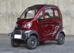 70 Km Range Mini Electric Car 60V OEM Color ABS Smart Desgin 1200W City Car