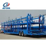 Air Brake Two Deck Pickup Truck Trailer Skeleton Type 6 Car Carrier Transport