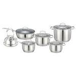 Quality Restaurants Cookware Set Non Stick Stainless 12pcs Cookware Set