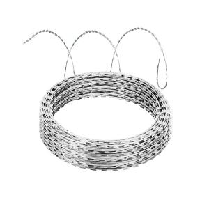 Wholesale Single Razor Type Used Plastic Galvanized Iron Hot-Dipped Galvanized Barbed Wire from china suppliers