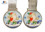 70*3MM Santa Claus Stock Medals For Christmas