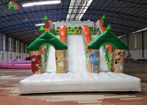 Wholesale Forest Theme Inflatable Dry Slide Green Tree Kids Playground For Commercial Rental from china suppliers
