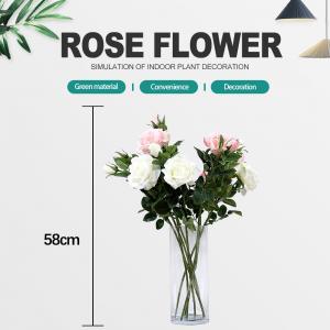 Wholesale Realistic Artificial Silk Rose Flowers For Bedroom Decoration from china suppliers