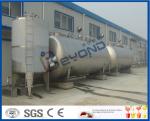 Stainless Steel Large Outdoor Juice Storage Tank , Milk Storage Tank With SUS304