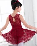 New Children Latin Dance Dress Long Sleeve Lace Sequin Kids Latin Dresses Girls