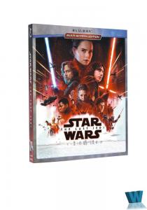 China 2018 Blue ray MOVIES Star Wars The Last Jedi 2BD Adult movies cartoon dvd Movies disney movie HOT SALE on sale