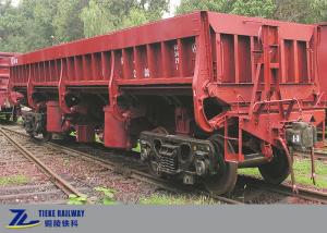 Wholesale 50km/h Railway Side Dump Car 27m3 Capacity Pneumatic Discharging Ballast Trailer from china suppliers