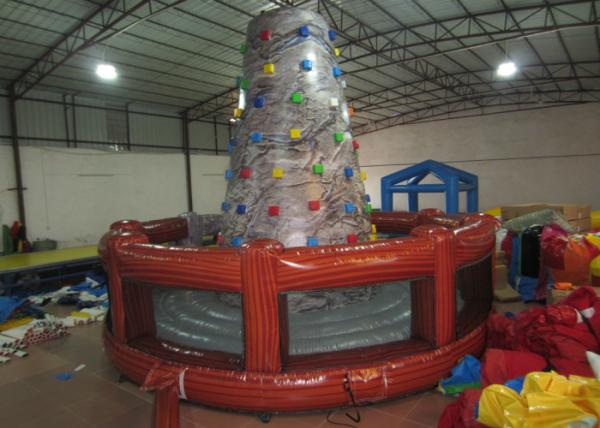 Round inflatable rock climbing wall digital painting Inflatable Mountain
