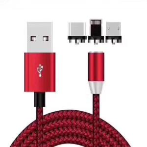 Wholesale 3 In 1 Fast Charging Magnetic USB Cable Cell Phone Date Transfer from china suppliers