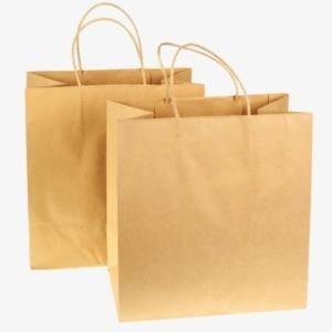 Wholesale Recycled Material Kraft Packaging Bag Custom Size Accepted Tote Shopping Bag from china suppliers