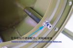 Military / Feild Operation Fibre Optic Cable Drum Metal Reel With Braces
