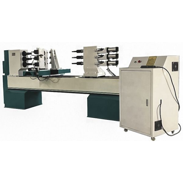 3 Axis Wood Turning Lathe Machine For Stair Balusters