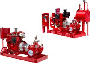 China 500GPM 140PSI Split Case Centrifugal Pump For Fire Fighting on sale