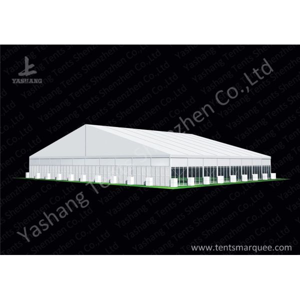 100Km / h Events Aluminium Frame Tents Customized Gable and Side Wall Material