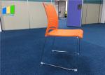 Polypropylene Plastic Office Visitor Chair Customized Stackable Training Chairs