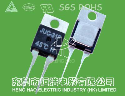 Normally Closed / Open Bimetal Thermal Switch , Touch Type Temperature Cutout