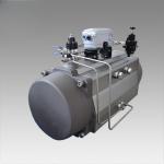 90 Rotation Rack And Pinion Pneumatic Valve Actuator Aluminum Alloy Two Action