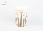 White Color Environmentally Friendly Disposable Cups Heat Leak Resistant Party