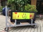 40000 Pixel /M2 Car Roof Top Advertising Sign , Android Car Dvd Player 3840*1080