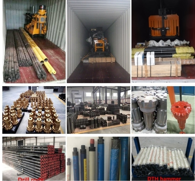 Portable Geological Drilling Rig Machine With 100m Drilling Depth For Exploration