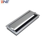 BNT manufactured product aluminum alloy soft close flip up desktop grommet box