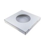 Custom White Corrugated Paper Flat Shipping Packaging Box Fold Mailer Paper