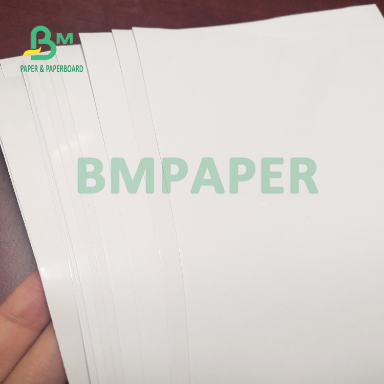 80gsm C1S High Glossy Coated White Paper For Beverages Labels 70 x 100cm