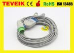 Shenzhen Factory Medical Kontron 7135B Round 12pin TPU ECG Cable For Patient