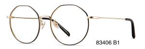 Wholesale Round Men Women Parim Eyeglasses Frames Big Eye Fashionable Metal Myopic Frames from china suppliers