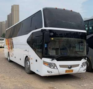 Wholesale 59 Seats Diesel Used Yutong Buses Max Speed 100km/H White 2014 Year ZK6127 from china suppliers