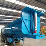 U-Shape 40 CBM 45 CBM Dump Truck Semi Trailer Tipper Trailer Tipper Dump Trailer