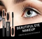 MSDS 4D Black Waterproof Eyeliner And Mascara For Straight Lashes