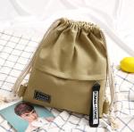 Korean drawstring, rucksack, women's bag, trend, mori ladies backpack, ribbon,