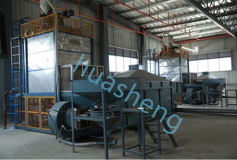 Expanded Polystyrene Foaming Machine EPS Resin Batch EPS Pre Exapnder Machine