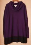 Ladies big neck sweaters