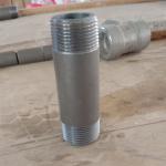 3/4 Inch Swage Pipe Nipple Black Carbon Steel Threaded Fittings NPT For Gas /
