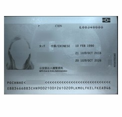Passport Reader and Scanner for Identity Verification at Airport Security Checkpoints