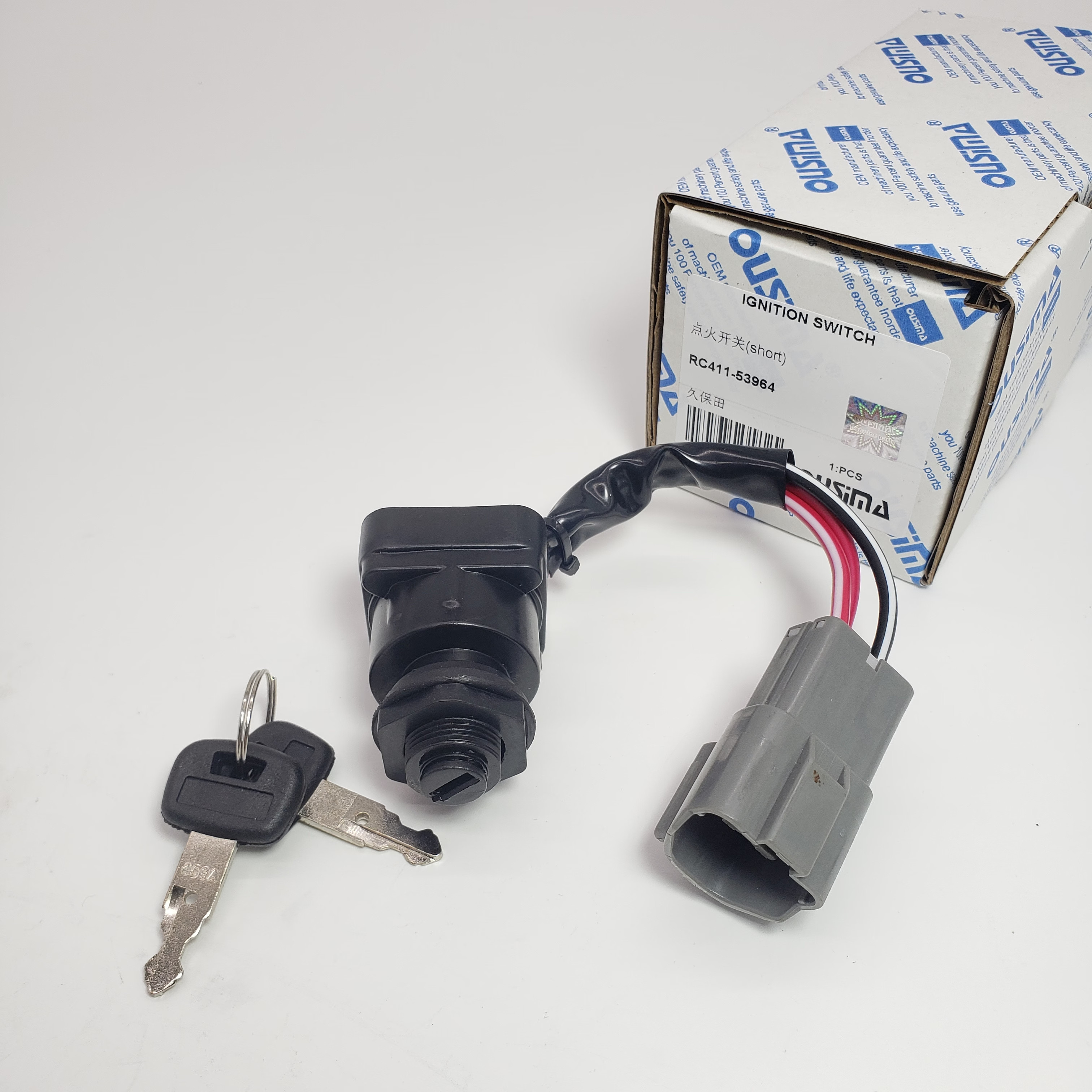 Ignition Switch RC411-53964 For Kubota KX41-3 KX71-3 KX91-3