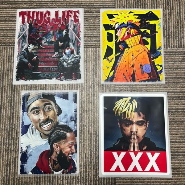 Machine Washable High Stretch Customizable Designs DTF Transfers Heat Transfer Stickers for Apparel Branding