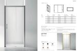 Aluminum,Matte Black , Screen Silding Door,Bathroom Shower Room