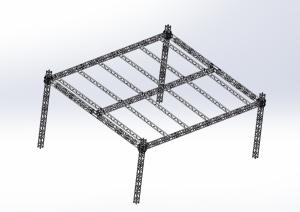 Wholesale 290X290mm Concert Curved Aluminum Box Event Stage Lighting Truss System from china suppliers