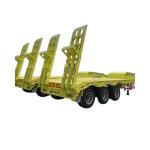 Customizable Multi Axles Hydraulic Steering Lowbed Semi Trailer for Special