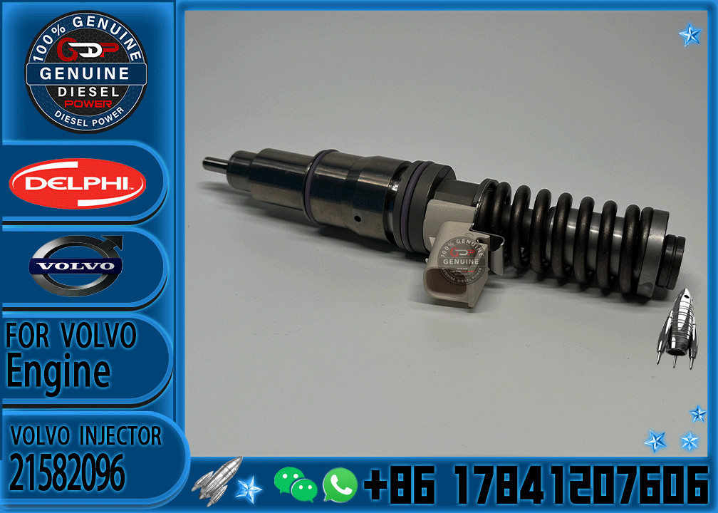 Reman Common Rail 3126 Fuel Injector Assembly 7421582096 7421644598 BEBE4C00101 21582096 3803637 20430583 for Volvo Truck d13
